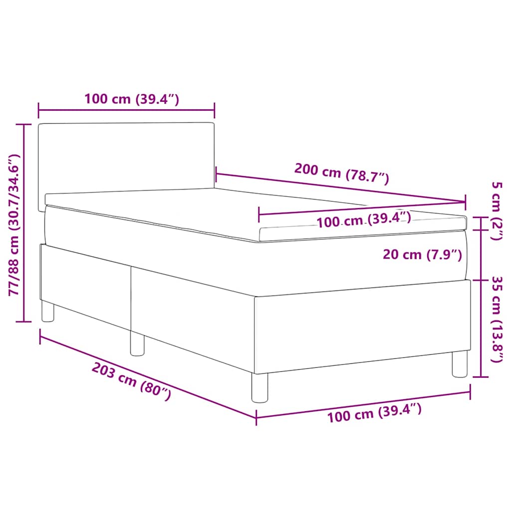 Kiemas Lova Su Galvūgalio Šviesiai Pilka Ir Balta. 100 X 200 Cm