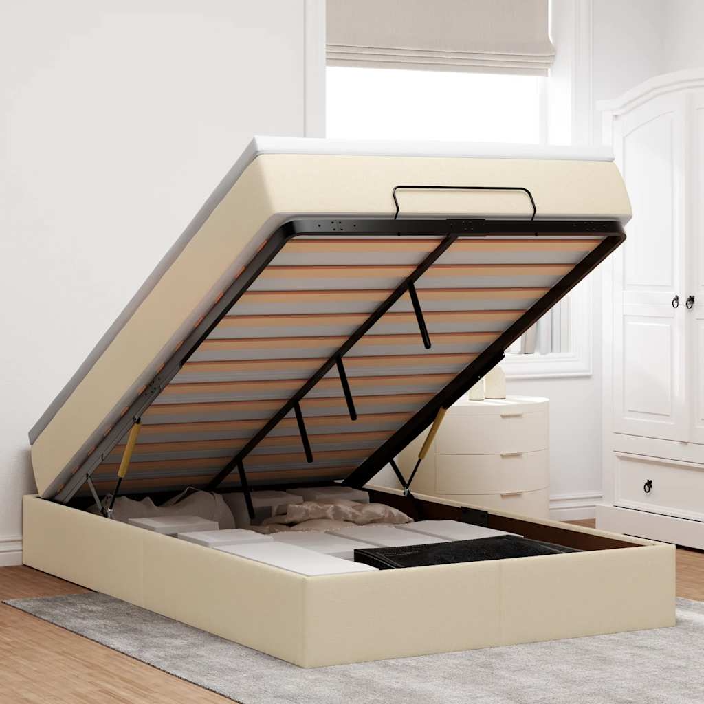 Osmanų Lova Su Čiužiniu, , 140X190Cm, Audinys