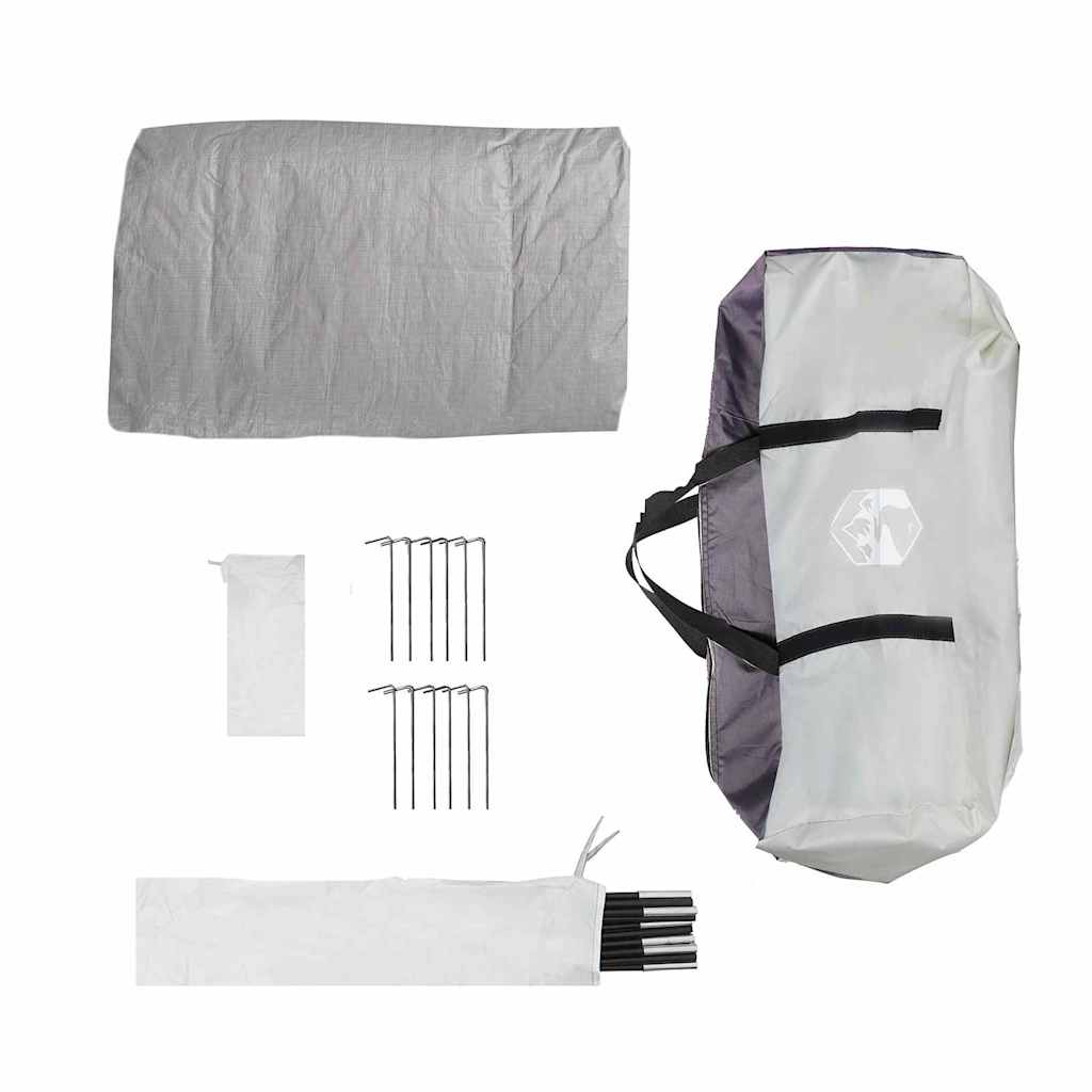 Baseino Palapinė Su Stogu Pilka 366 X 305 X 231 Cm