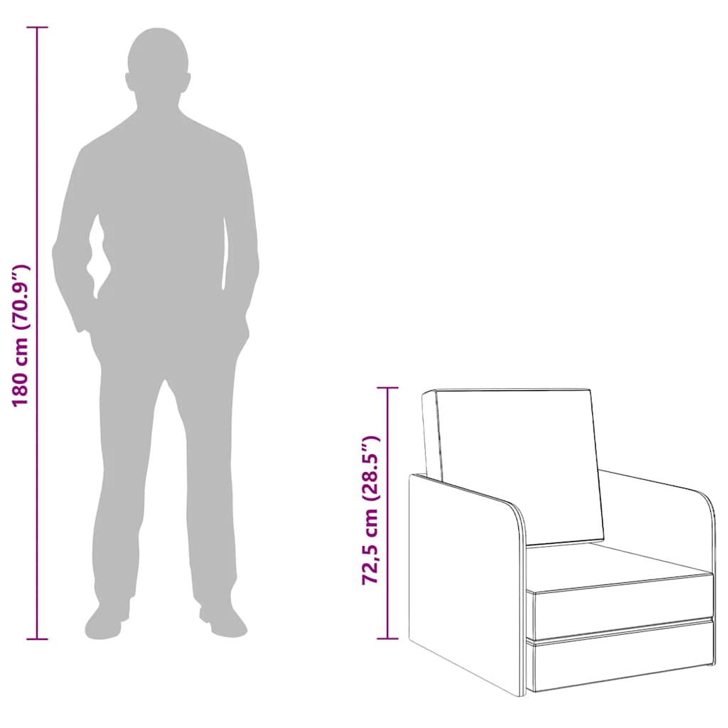 Krėslas-Lova, Audinys, Šviesiai Pilka, Audinys