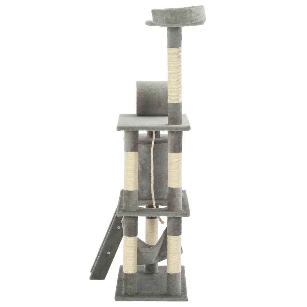 Draskyklė Kat. Su Stovais Iš Sizalio, 140Cm, Pilkos Spalvos