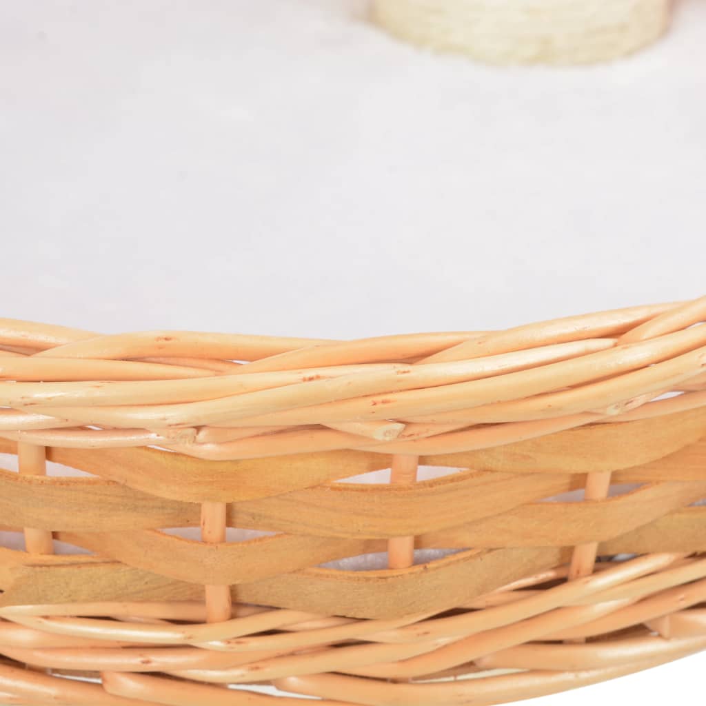 Draskyklė Katėms Su Stovu Iš Sizalio, Natūr. Sp., Gluosnio Med.