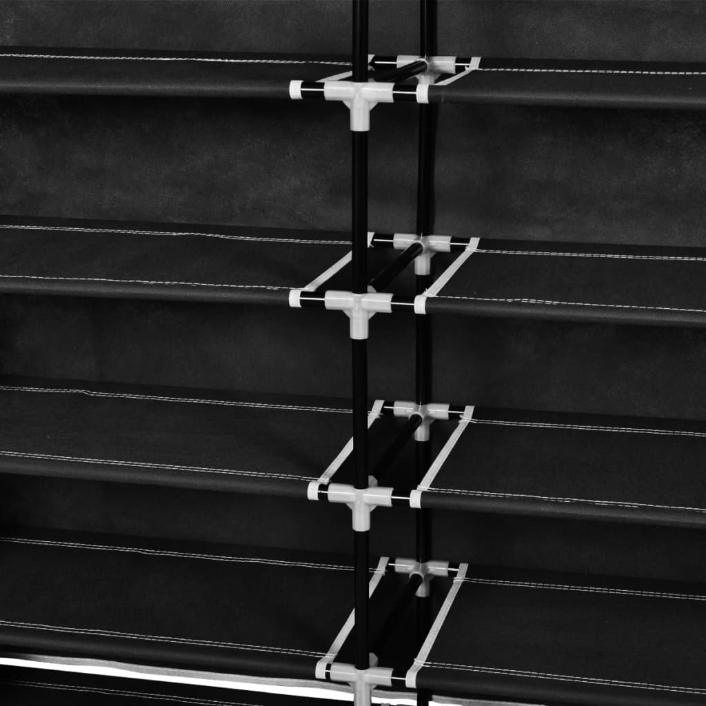 Medžiaginė Batų Spintelė Su Apdangalu, 115X28X110Cm,