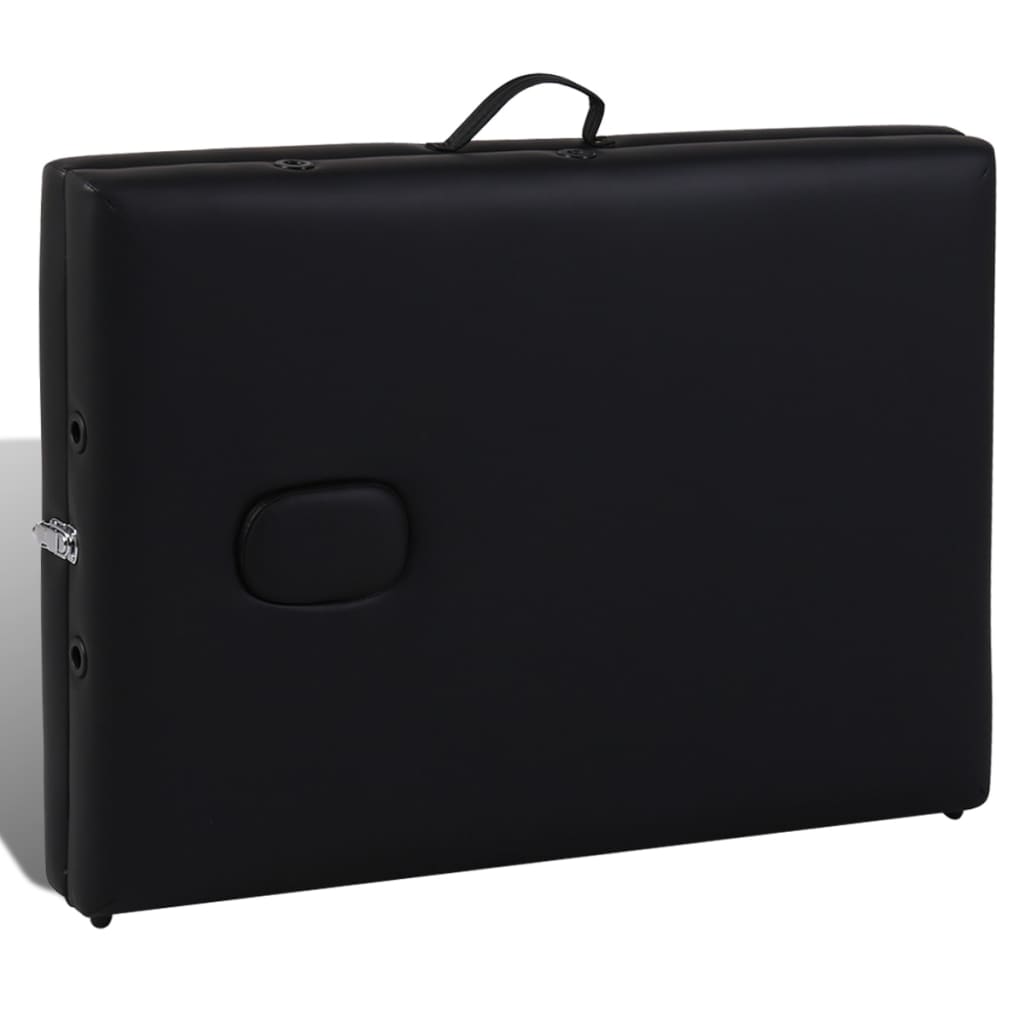 Sulankstomas Masažo Stalas, S, 2 Zonų, Su Mediniu Rėmu