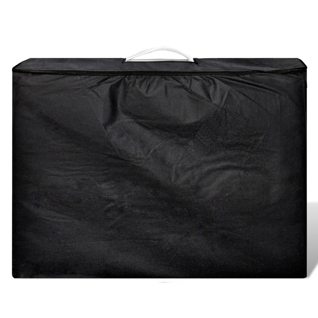 Sulankstomas Masažo Stalas, Rėmas Iš Aliuminio, 3 Zonų, Kreminis