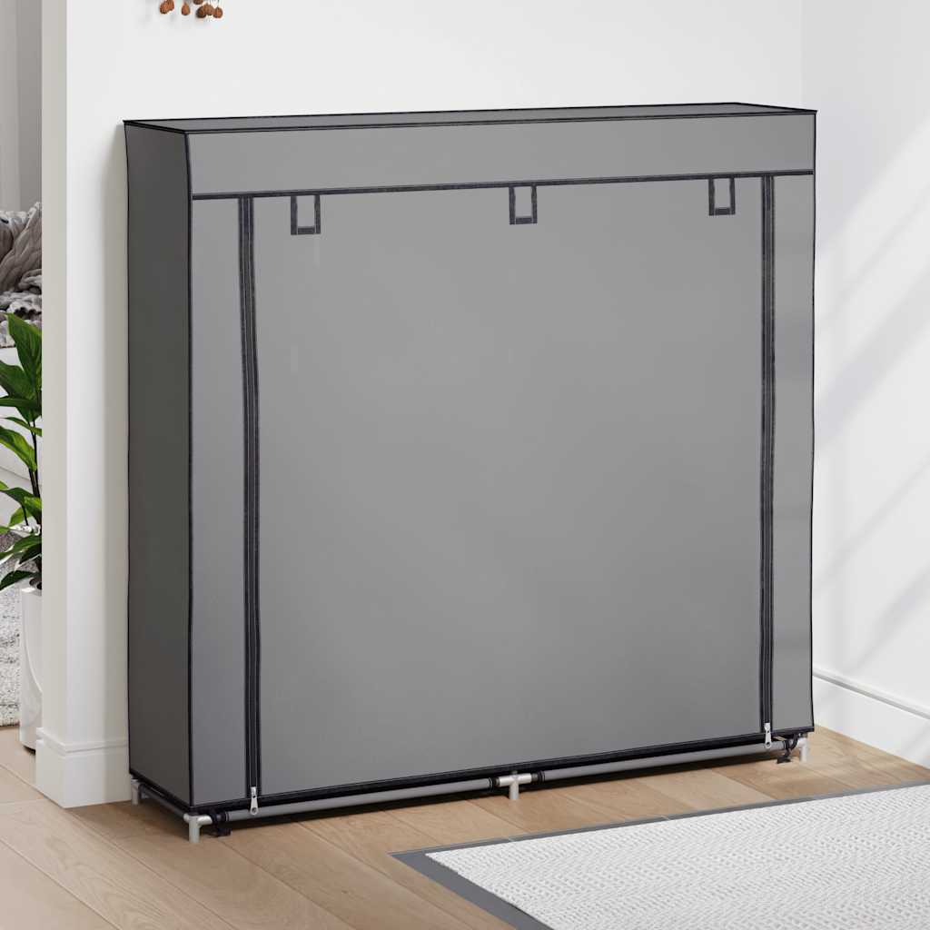 Medžiaginė Batų Spintelė Su Apdangalu, 115X28X110Cm,