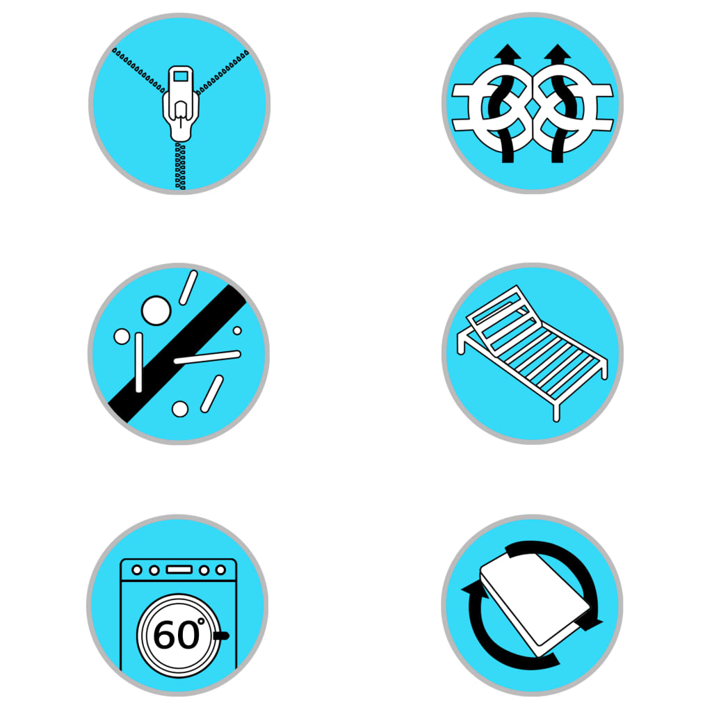 Čiužinys, 120X200Cm, 7 Zon. Poliuretano Putos, 16 Cm, H2 H3