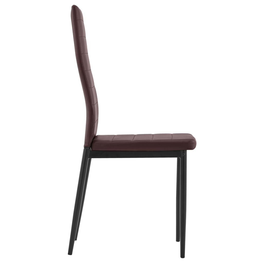 Valgomojo Baldų Rinkinys, Rudos Spalvos, Penkių Dalių