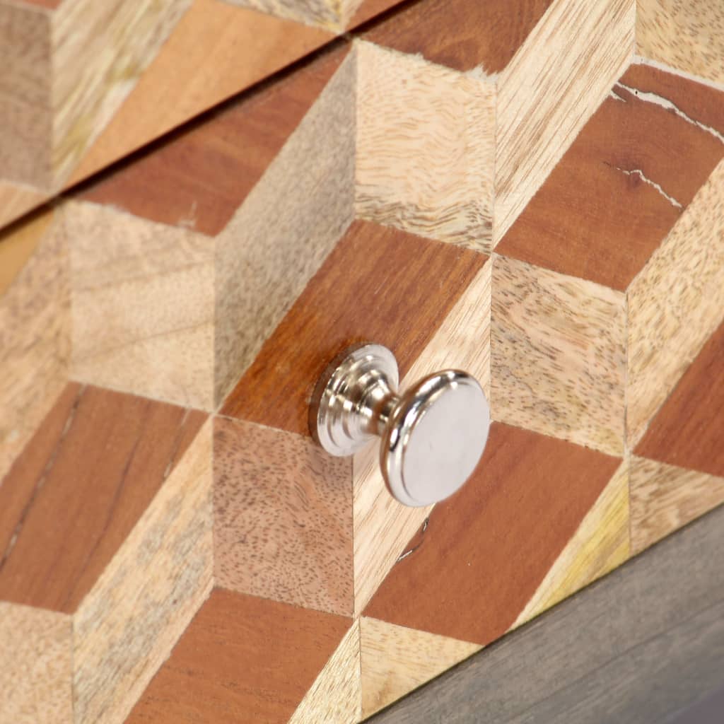 Tv Spintelė, Pilka, 120X30X40Cm, Mango Medienos Masyvas