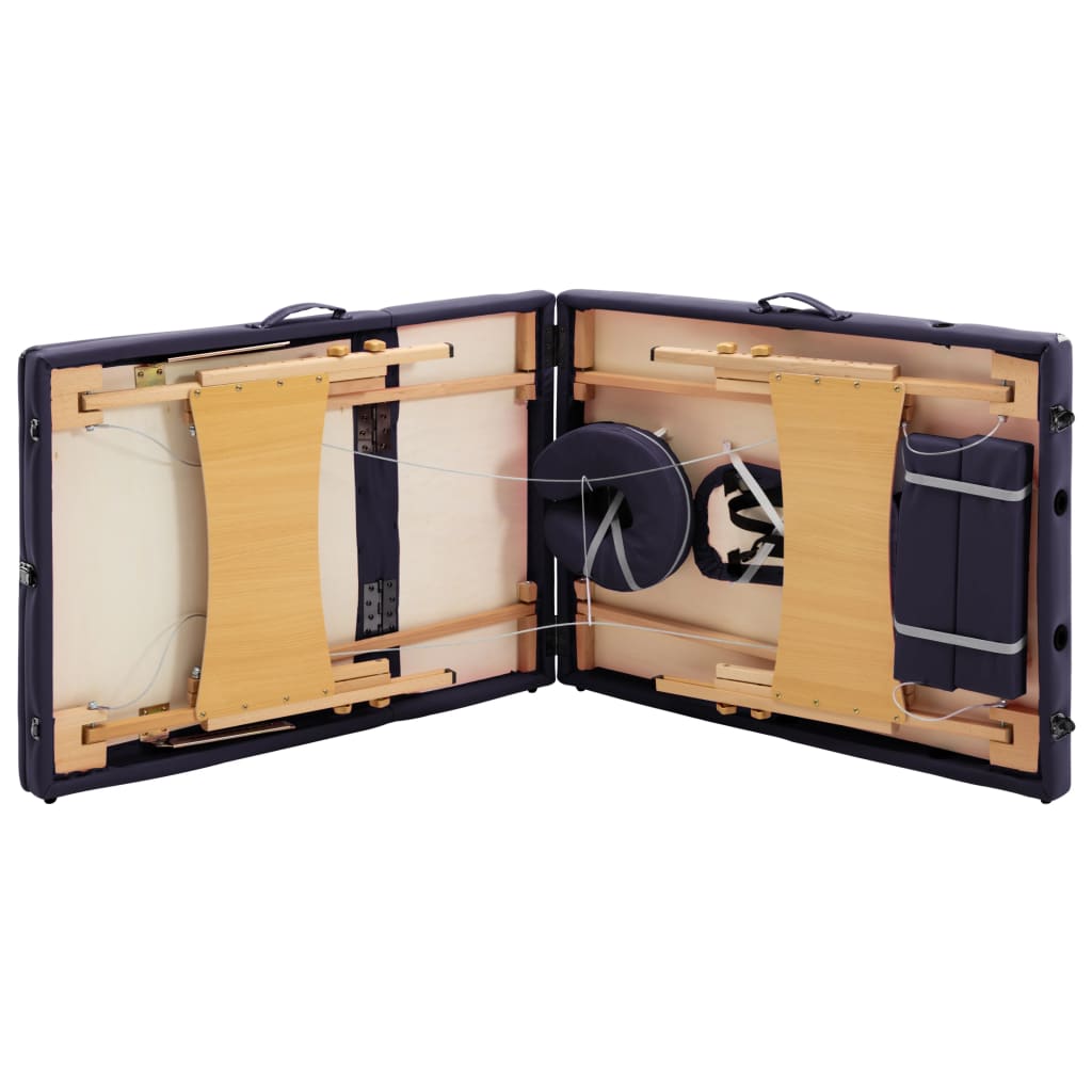 Sulankstomas Masažo Stalas, S Spalvos, Mediena, 3 Zonų