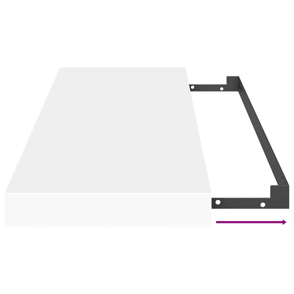 Pakabinama Sieninė Lentyna, , 80X23,5X3,8Cm, Mdf 80 X 23.5 X 3.8 Cm