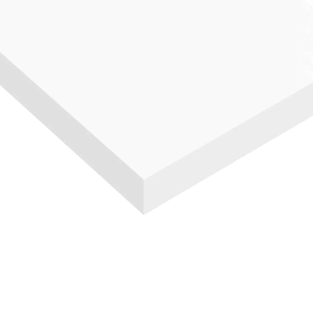 Pakabinamos Lentynos, 4Vnt., Baltos, 80X23,5X3,8Cm, Mdf 80 X 23.5 X 3.8 Cm