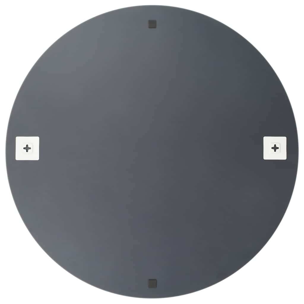 Sieninis Veidrodis Su Led Lemputėmis, Apskritas, Stiklas