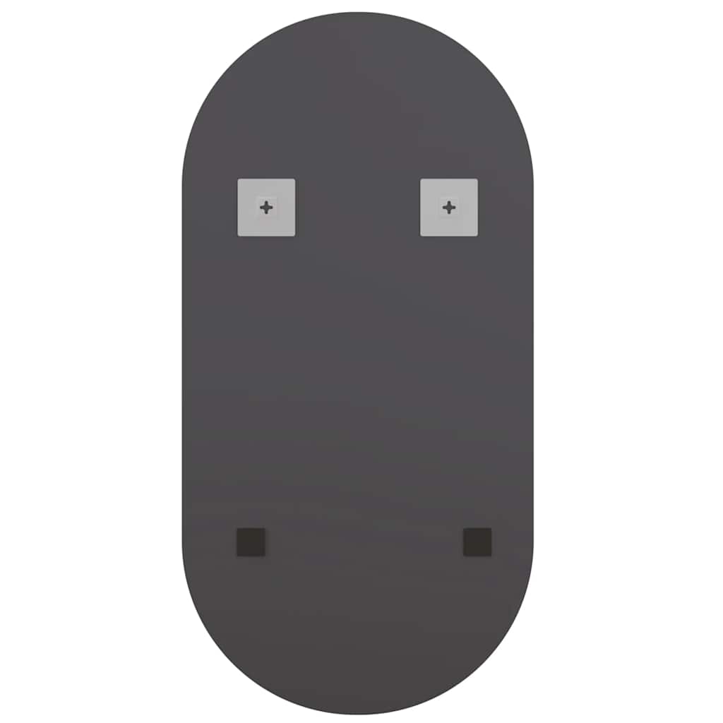 Veidrodis Lemputėmis, 80X40Cm, Stiklas, Ovalo Formos