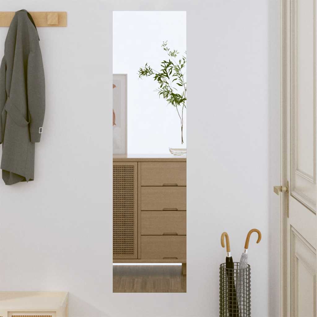 Sieninis Veidrodis Su Led Lemputėmis, 30X60Cm, Stiklas