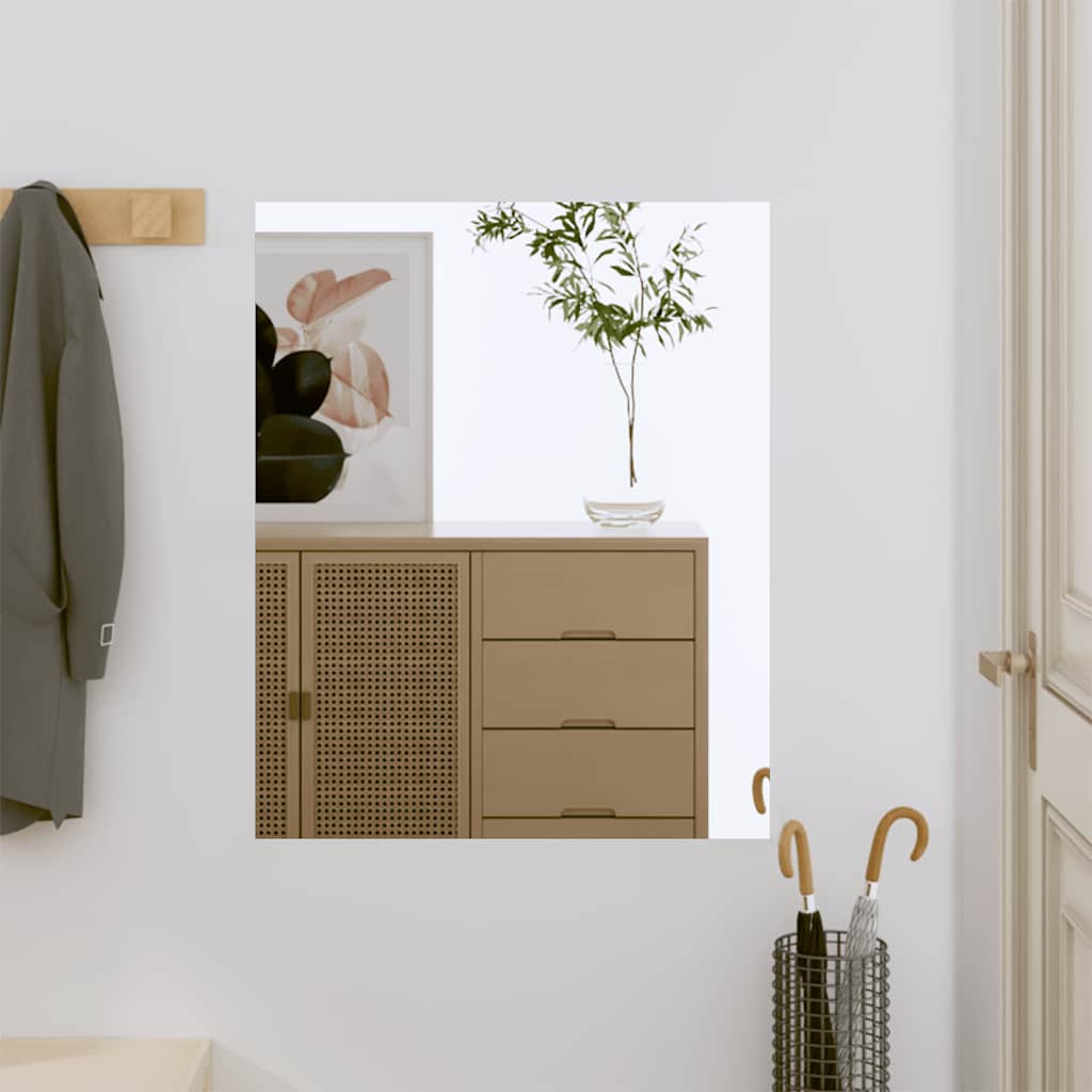 Sieninis Veidrodis Su Led Lemputėmis, 30X60Cm, Stiklas