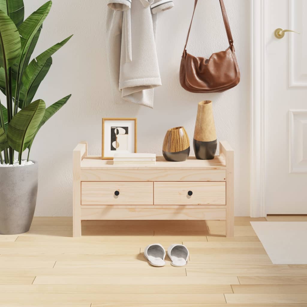 Koridoriaus Suoliukas, S, 110X40X60Cm, Pušies Masyvas