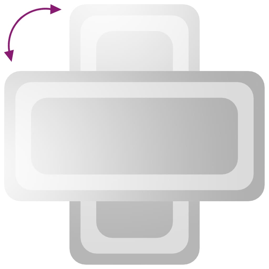 Vonios Kambario Led Veidrodis, 20X40Cm