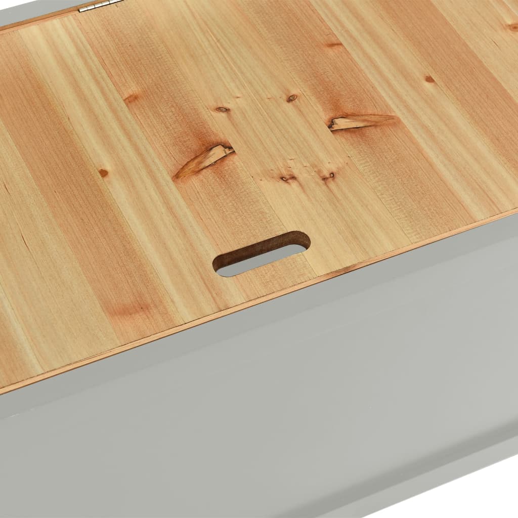 Suoliukas, Pilkos Spalvos, 107X45X75,5Cm, Eglės Masyvas