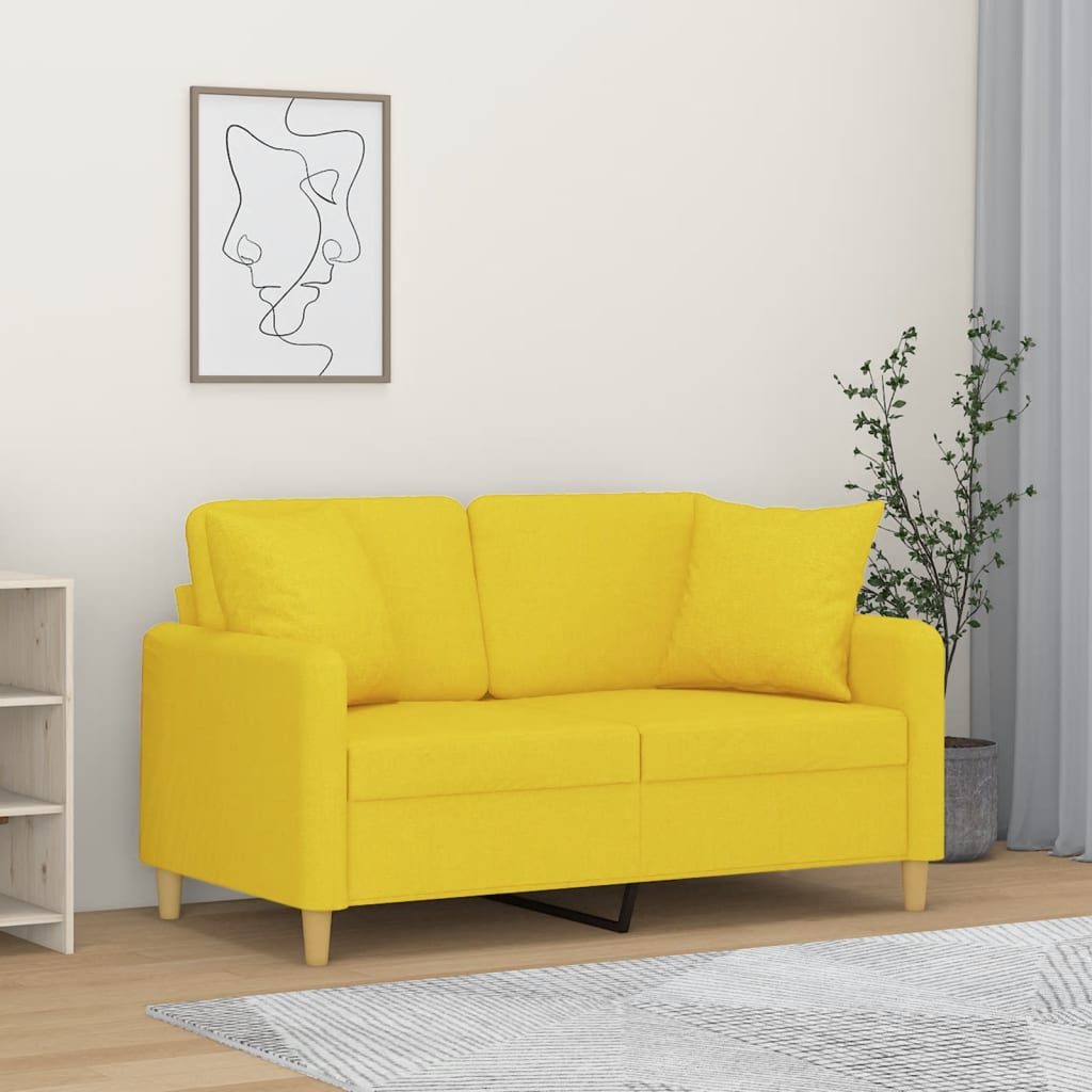 Trivietė Sofa Su Pagalvėlėmis, Spalvos, 180Cm, Audinys