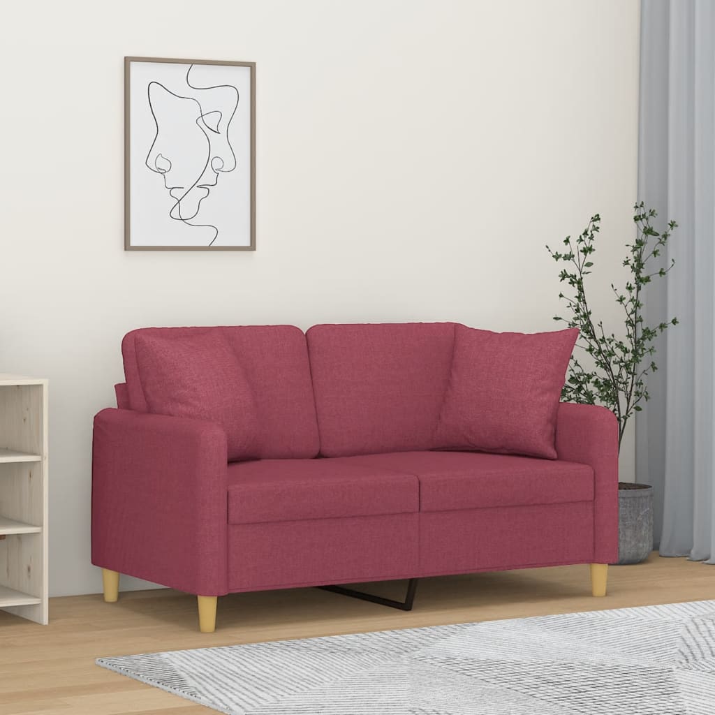 Trivietė Sofa Su Pagalvėlėmis, Spalvos, 180Cm, Audinys