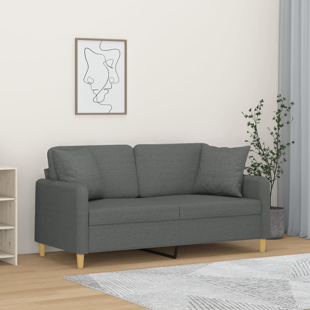 Trivietė Sofa Su Pagalvėlėmis, Spalvos, 180Cm, Audinys
