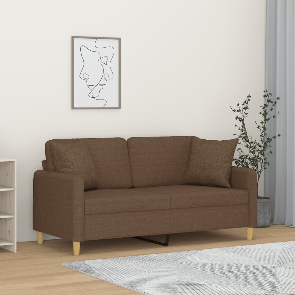 Trivietė Sofa Su Pagalvėlėmis, Spalvos, 180Cm, Audinys