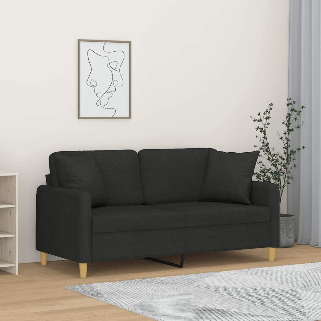 Trivietė Sofa Su Pagalvėlėmis, Spalvos, 180Cm, Audinys