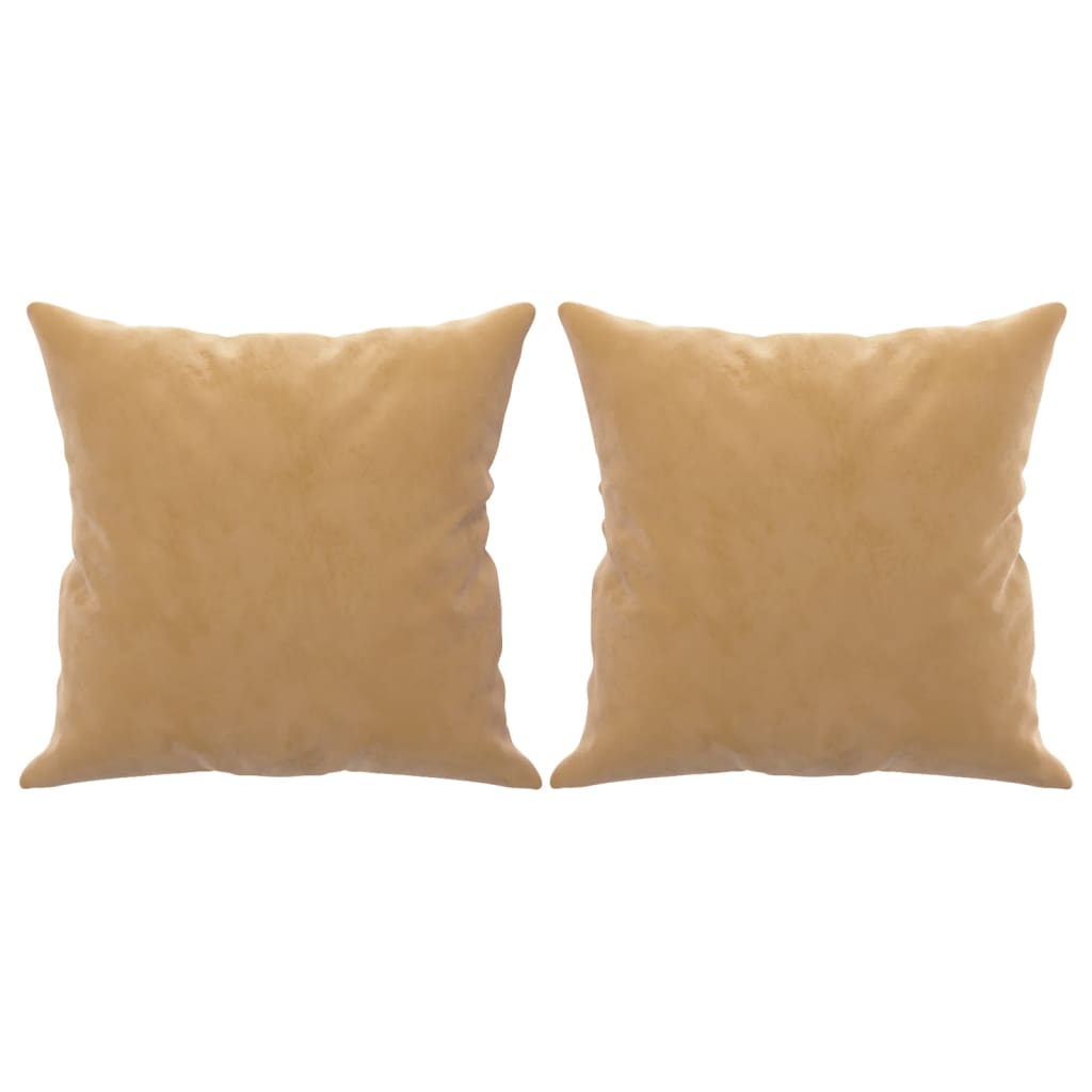 Trivietė Sofa Su Pagalvėlėmis, Rudos Spalvos, 180Cm, Aksomas