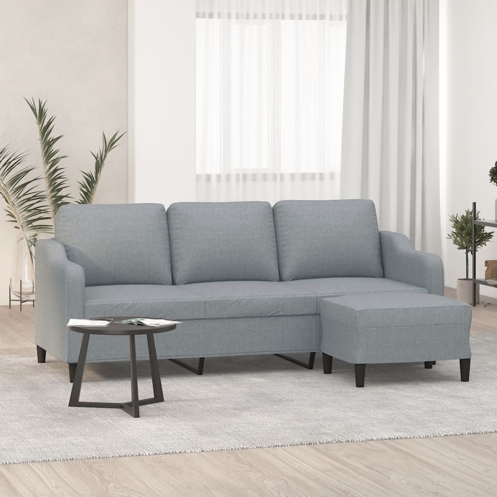 Trivietė Sofa Su Pakoja, Spalvos, 180Cm, Audinys