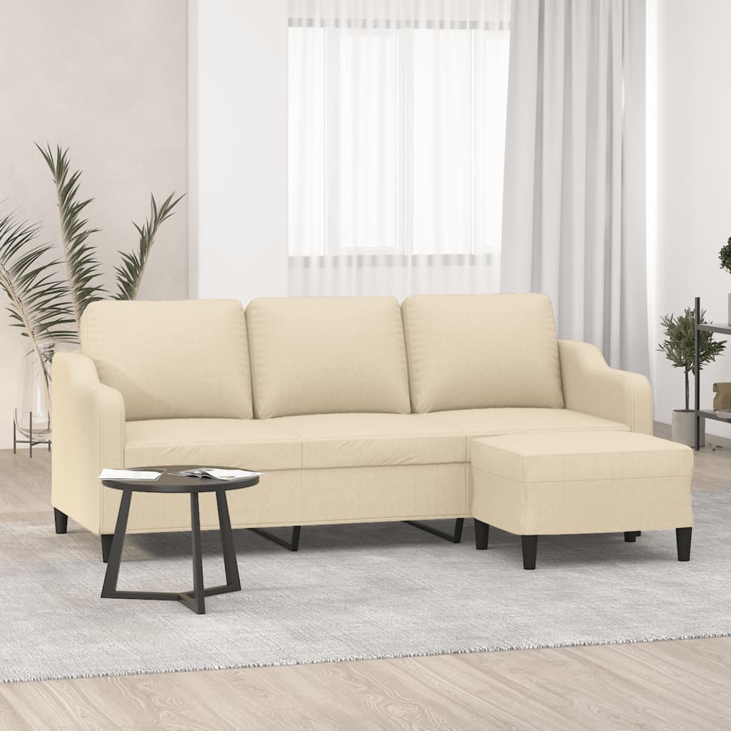 Trivietė Sofa Su Pakoja, Spalvos, 180Cm, Audinys