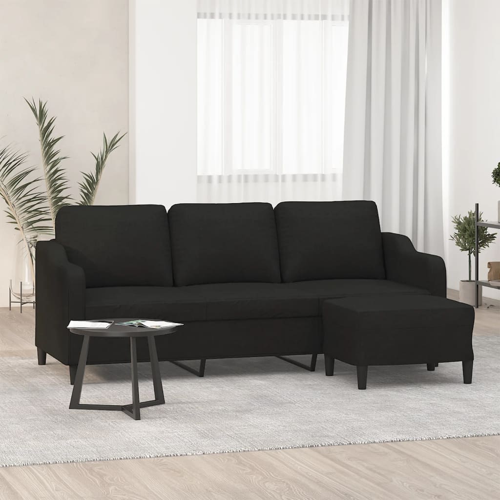 Trivietė Sofa Su Pakoja, Spalvos, 180Cm, Audinys