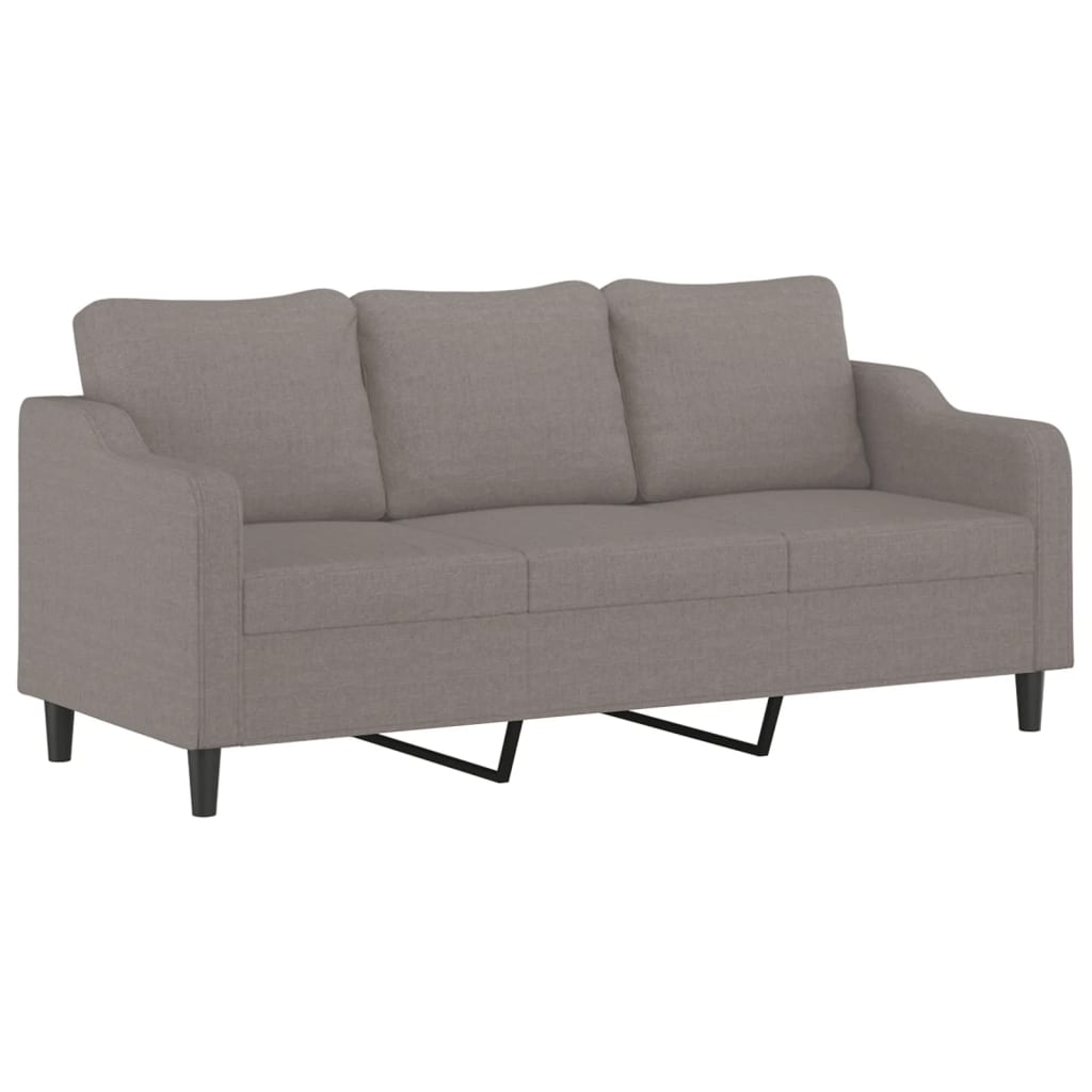 Trivietė Sofa Su Pakoja, Spalvos, 180Cm, Audinys