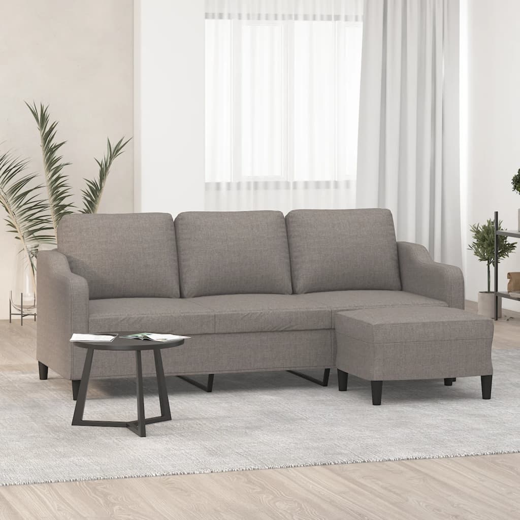 Trivietė Sofa Su Pakoja, Spalvos, 180Cm, Audinys