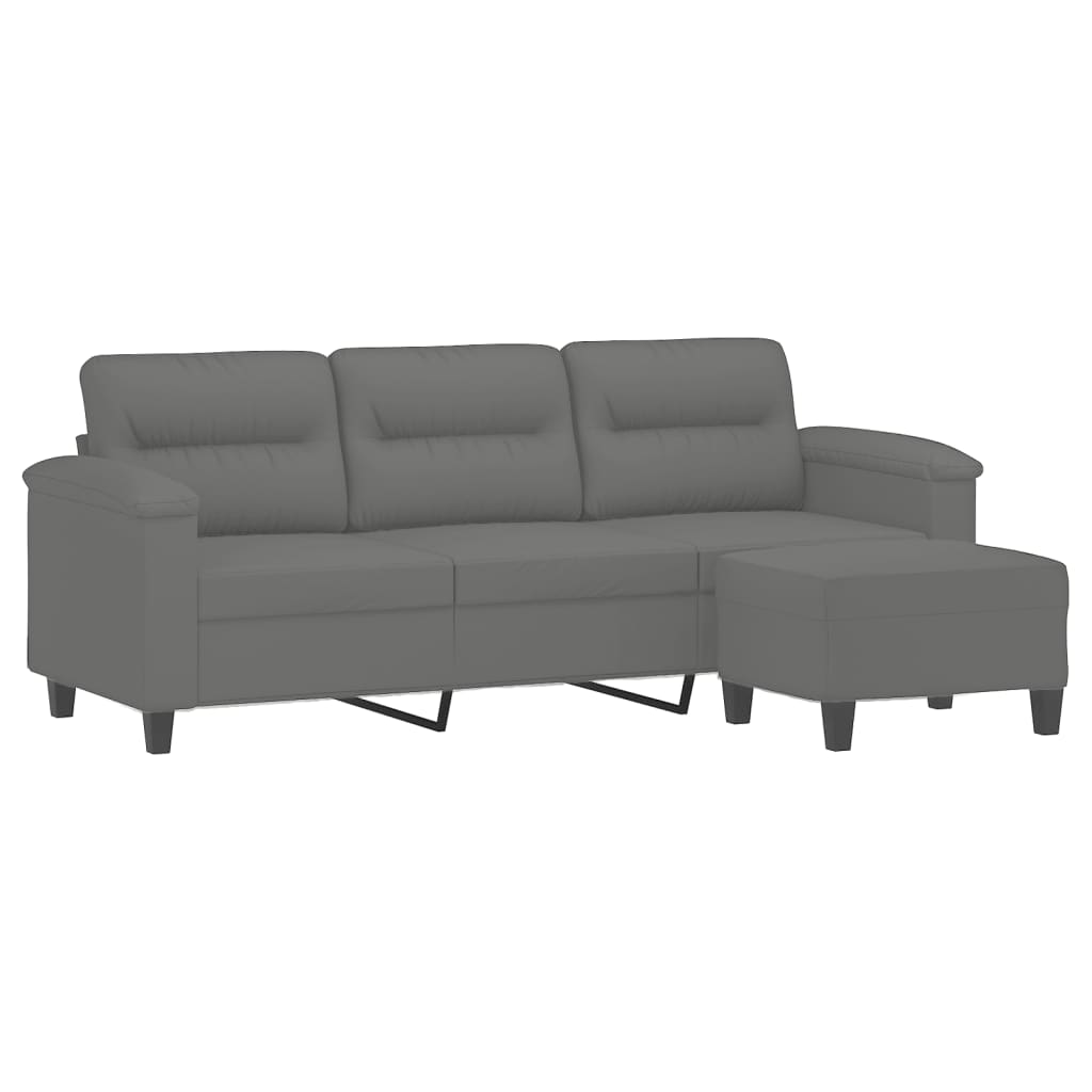 Trivietė Sofa Su Pakoja, , 180Cm, Audinys