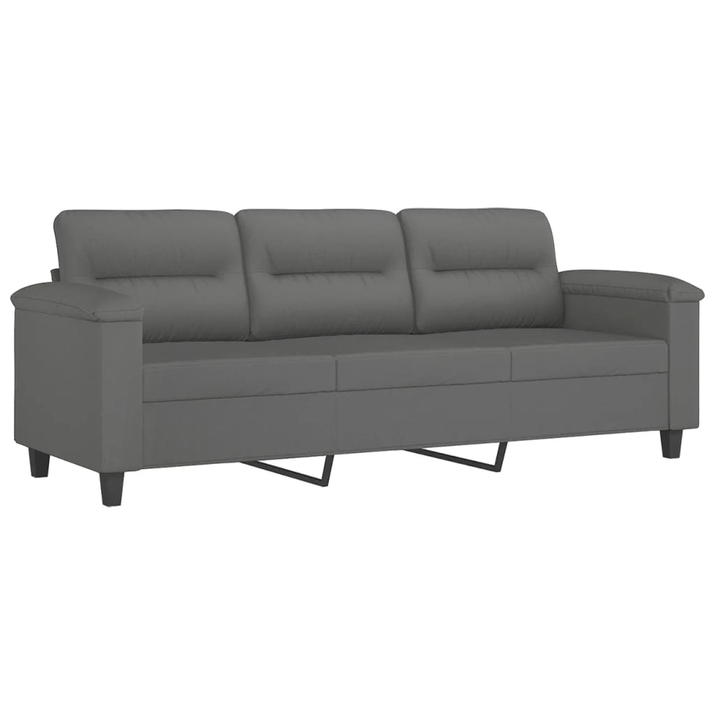 Trivietė Sofa Su Pakoja, , 180Cm, Audinys