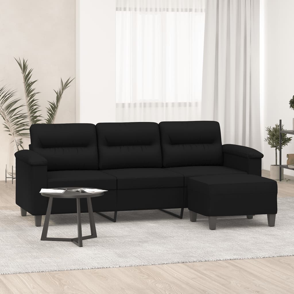 Trivietė Sofa Su Pakoja, , 180Cm, Audinys