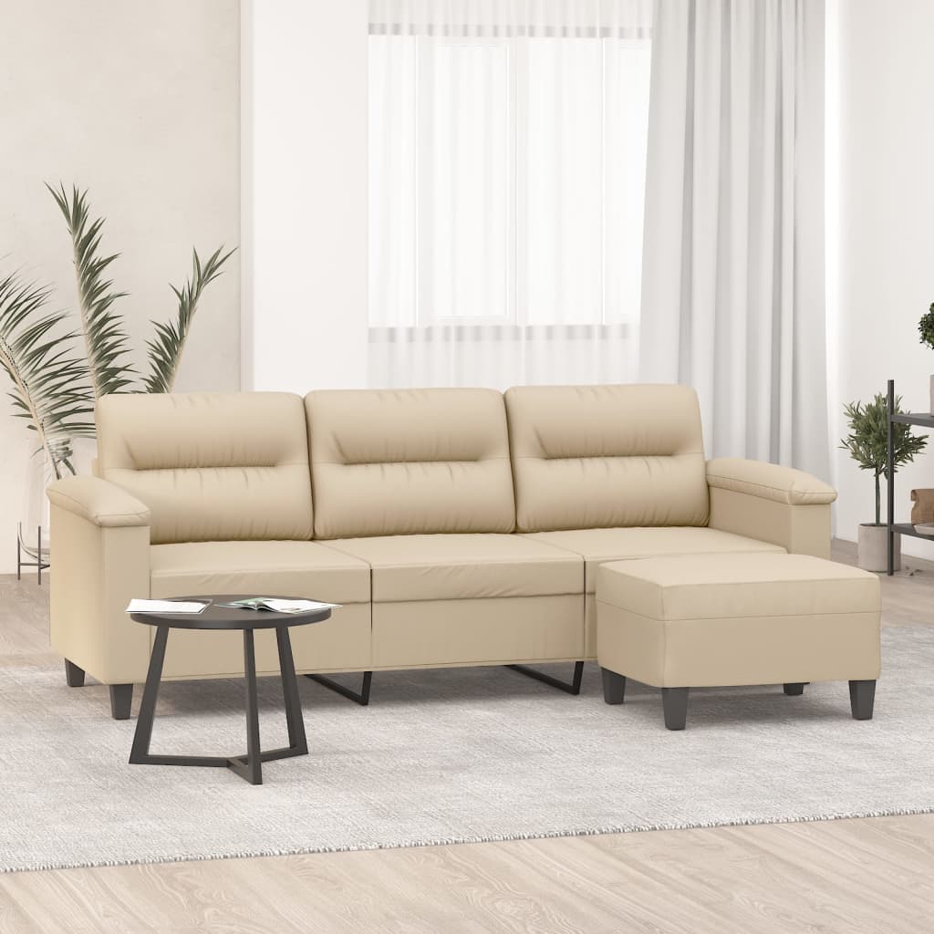 Trivietė Sofa Su Pakoja, , 180Cm, Audinys