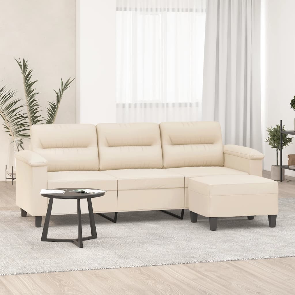 Trivietė Sofa Su Pakoja, , 180Cm, Audinys