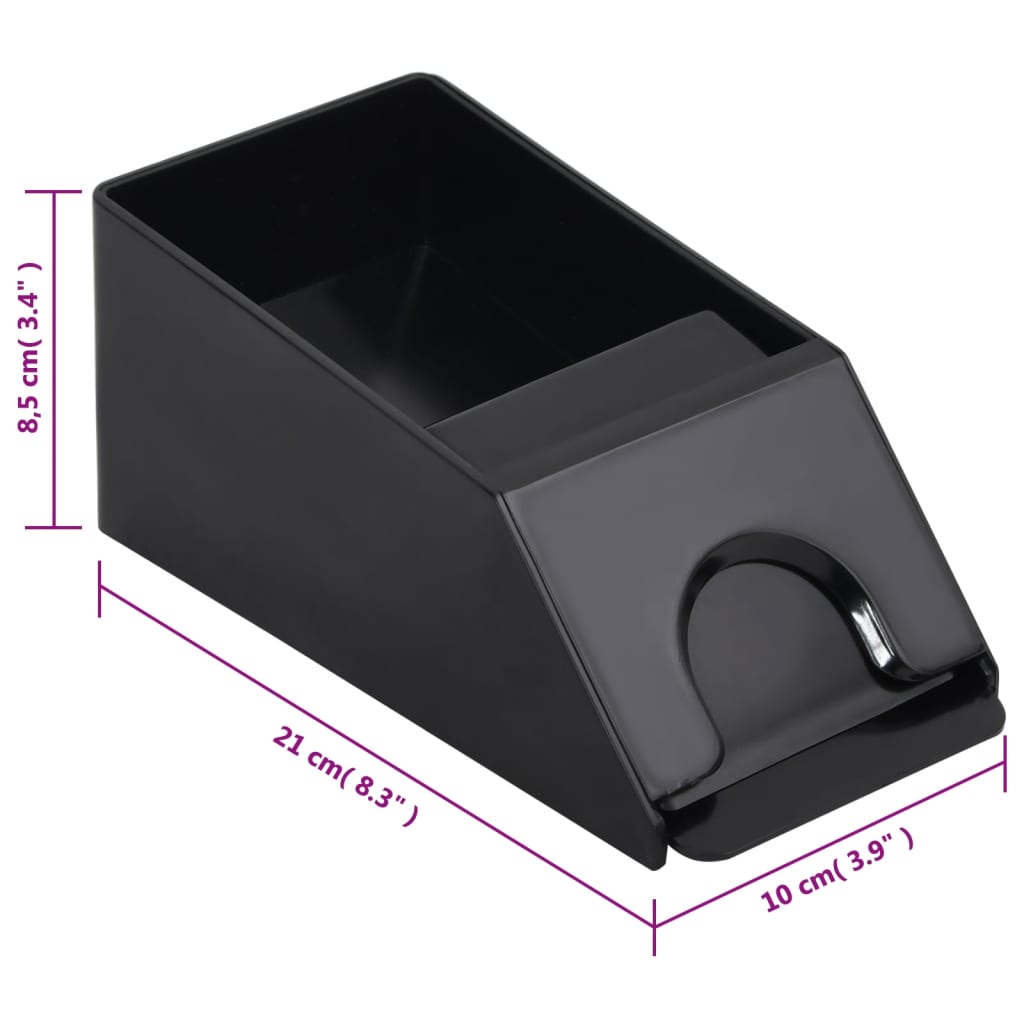 Kortų Laikiklis, Juodos Spalvos, 2 Kortų Kaladėms