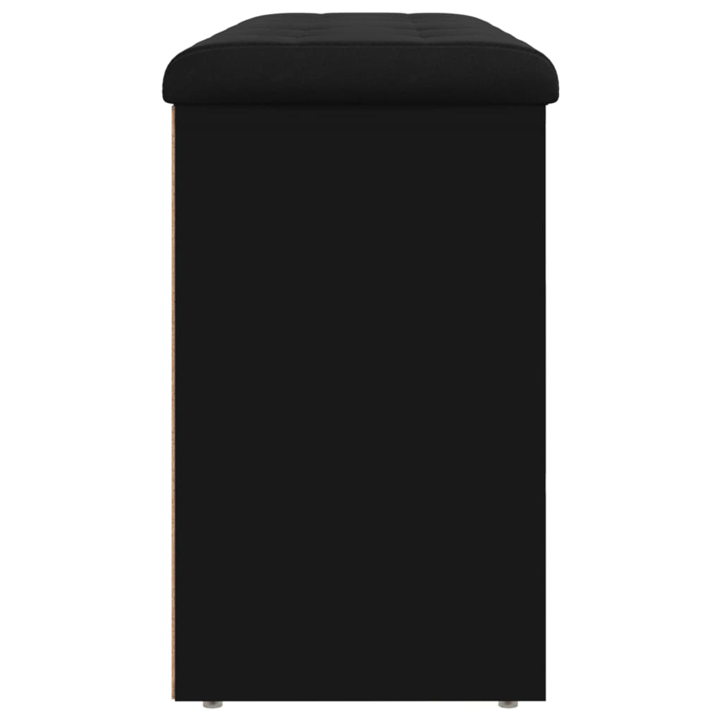 Batų Suoliukas, Juodos Spalvos, 102X32X50Cm, Apdirbta Mediena