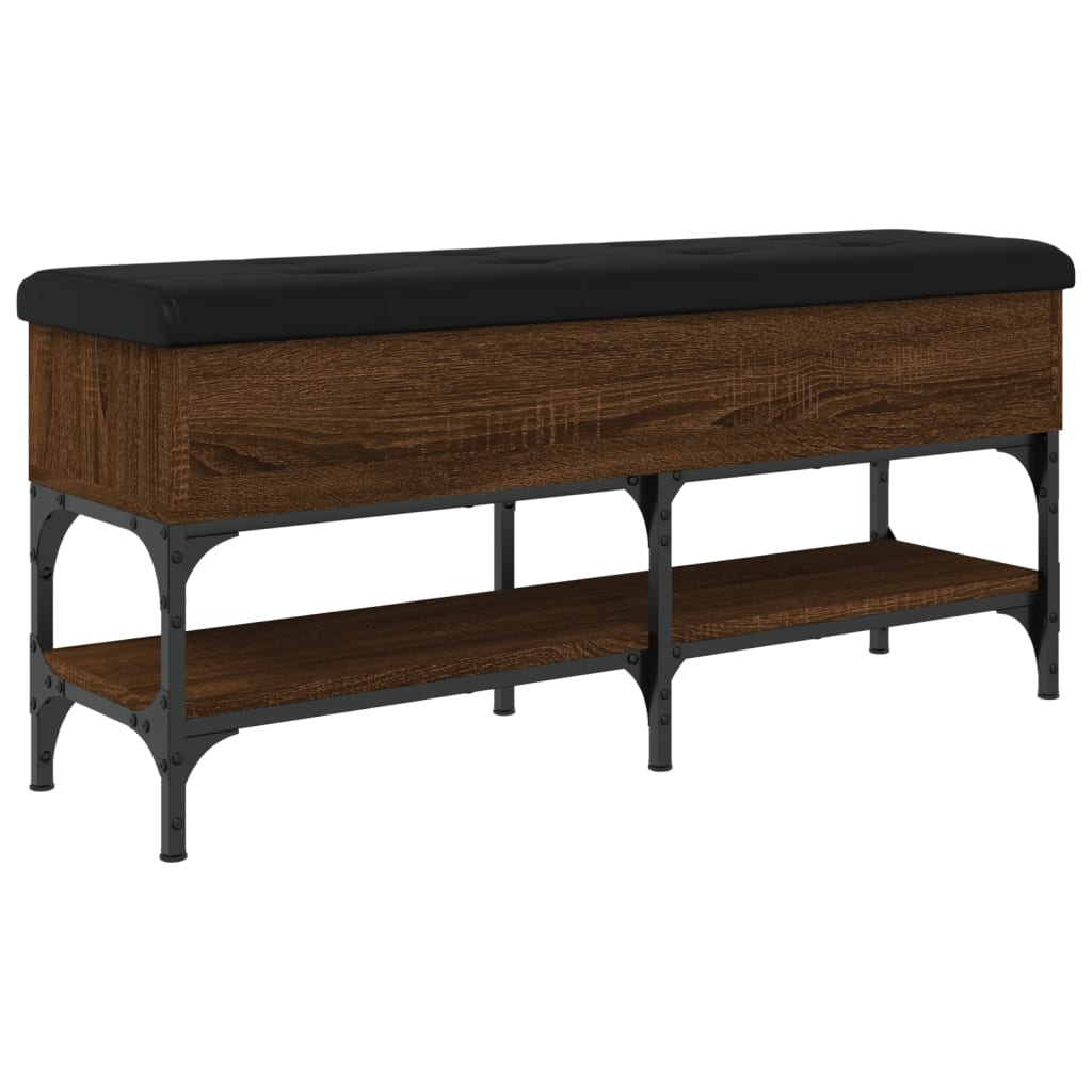 Batų Suoliukas, Rudas Ąžuolo, 102X32X45Cm, Apdirbta Mediena