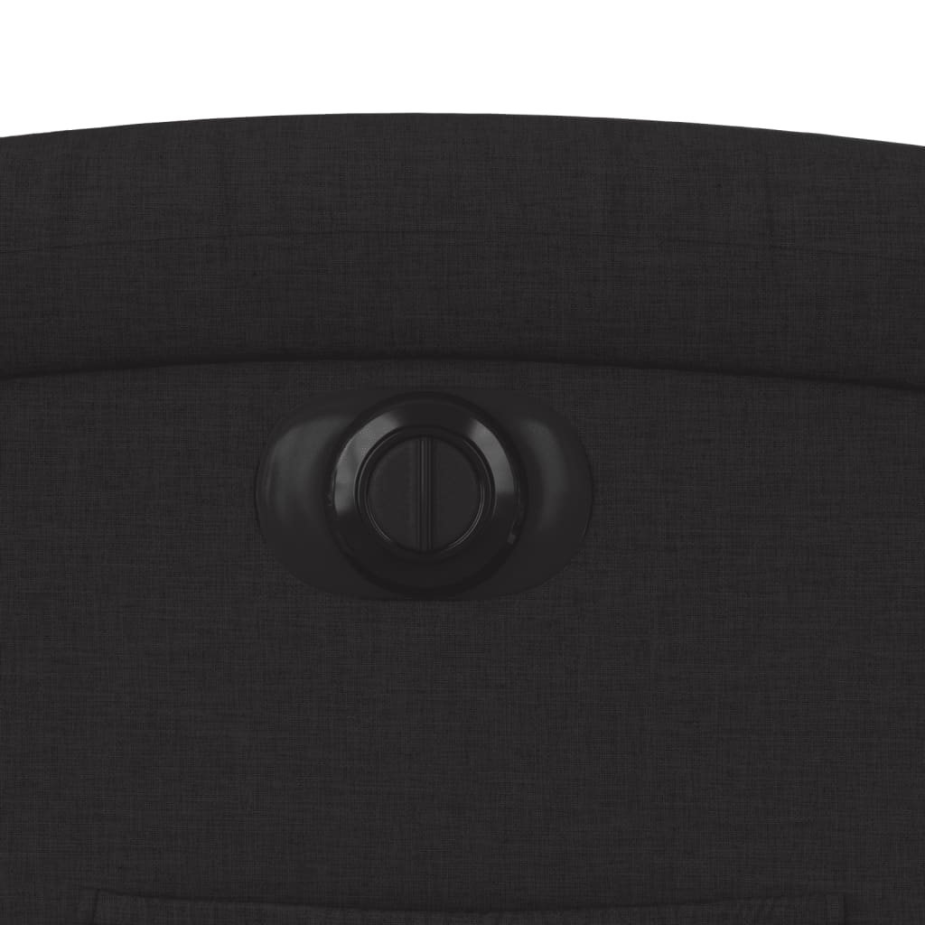 Elektrinis Atlošiamas Krėslas, Juodos Spalvos, Audinys