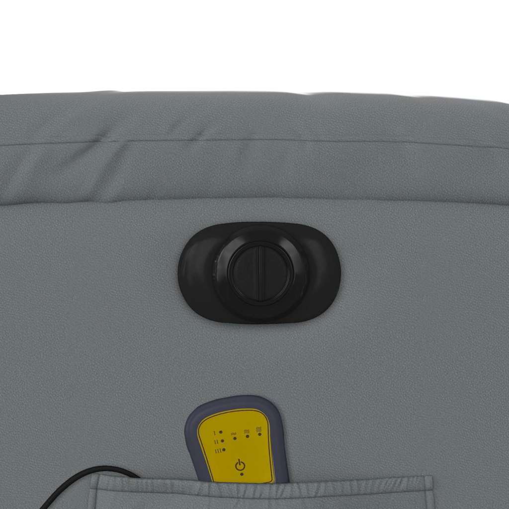 Elektrinis Atlošiamas Masažinis Krėslas, S, Dirbtinė Oda