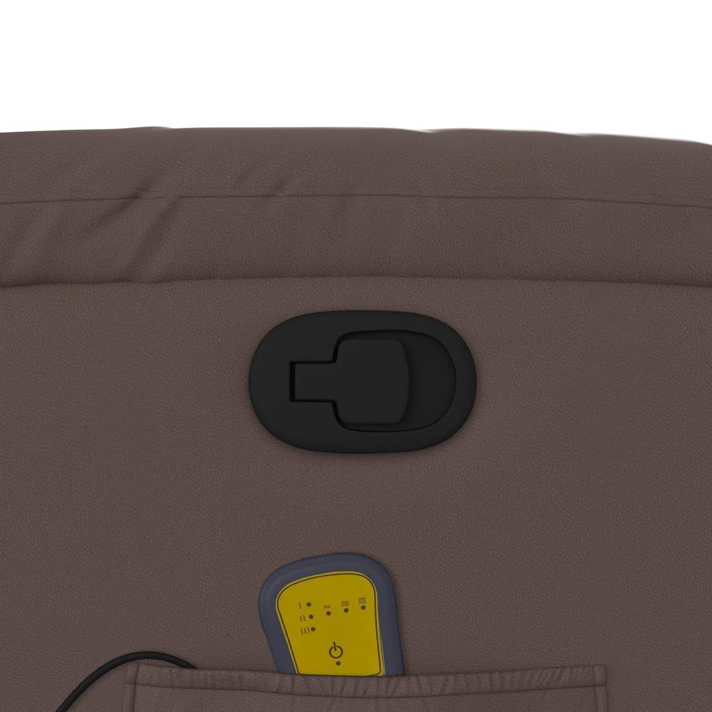 Atsistojantis Atlošiamas Masažinis Krėslas, S, Dirbtinė Oda