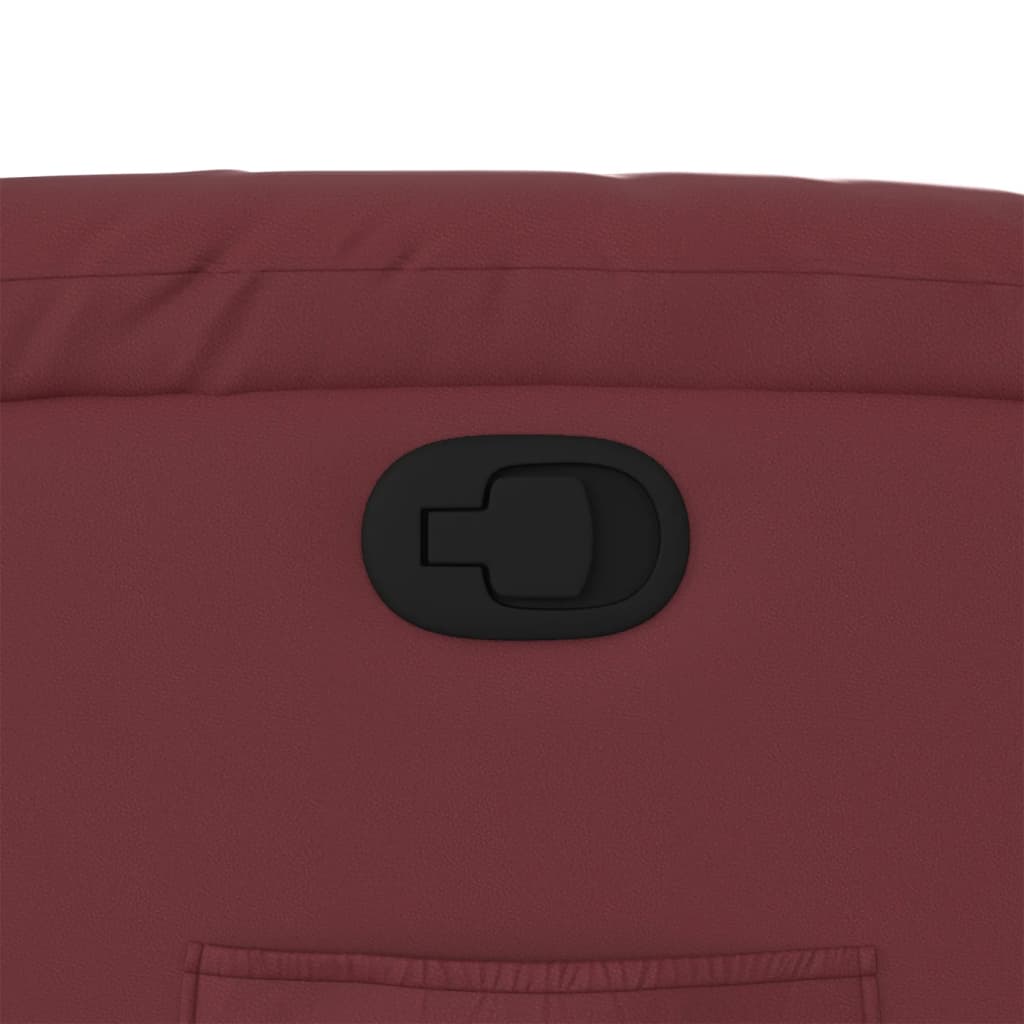 Atsistojantis Atlošiamas Krėslas, Raudonojo Vyno, Dirbtinė Oda