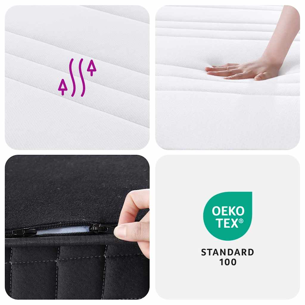 Bonnell Tipo Spyruoklių Čiužinys, 140X200Cm, Vidutinio Kietumo