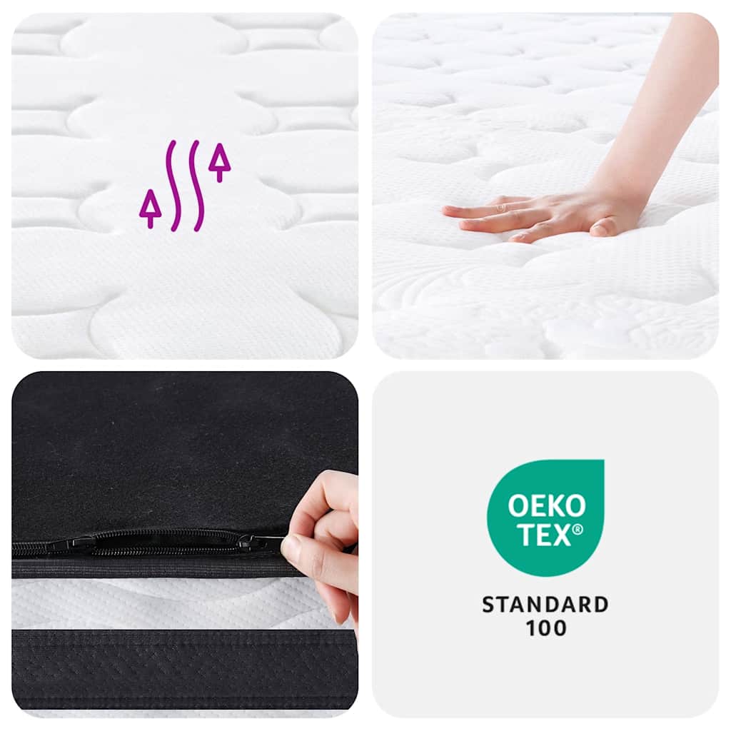 Bonnell Tipo Spyruoklių Čiužinys, 180X200Cm, Vidutinio Kietumo