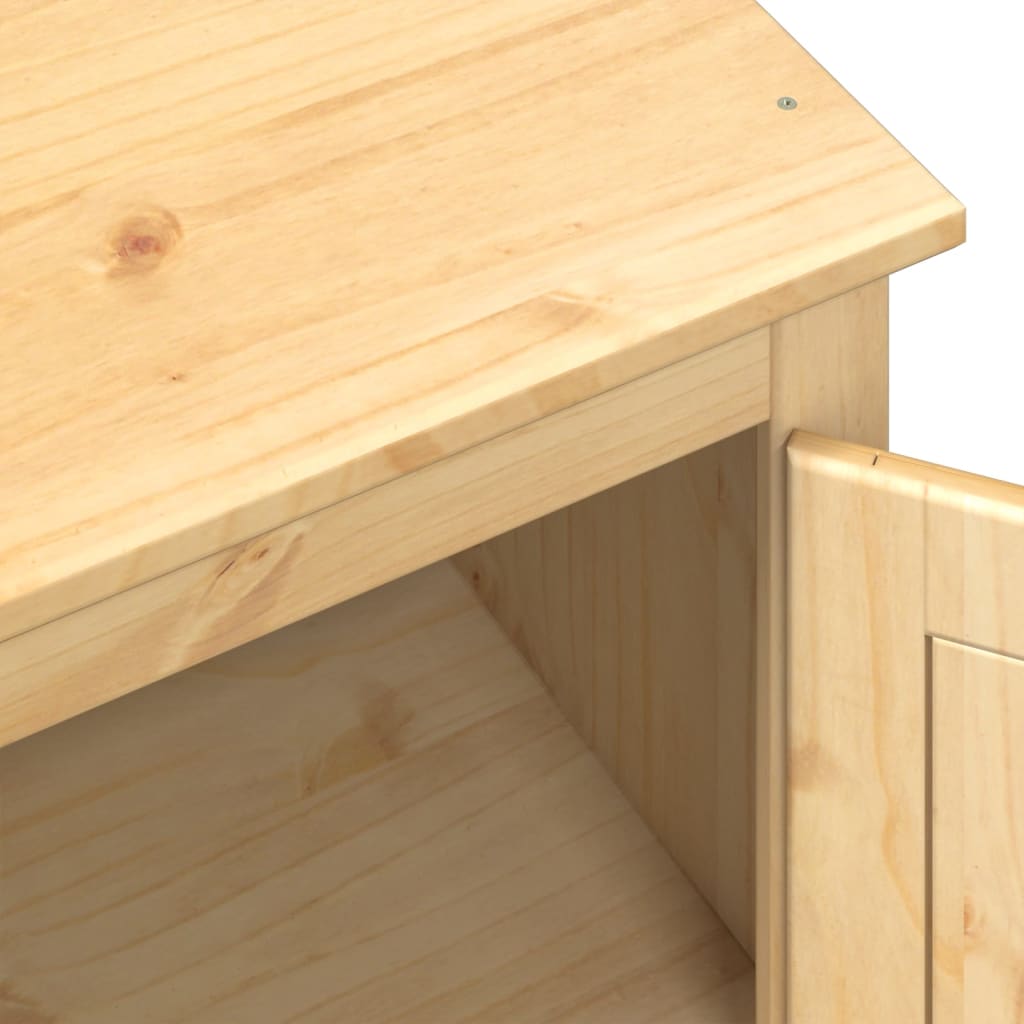 Drabužių Spinta Corona, 76X50X170Cm, Pušies Medienos Masyvas