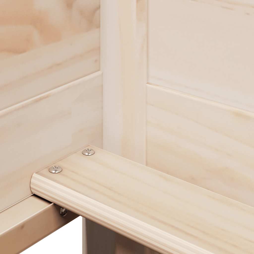 Lova Su Stogeliu, 80X200Cm, Pušies Medienos Masyvas